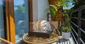 Glow free-standing bioethanol fireplace, matte black