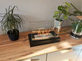 Biochimenea de pie Home negro mate