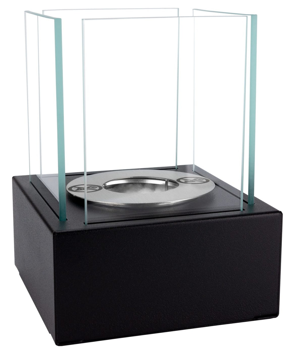 Biochimenea de pie Smart negro mate